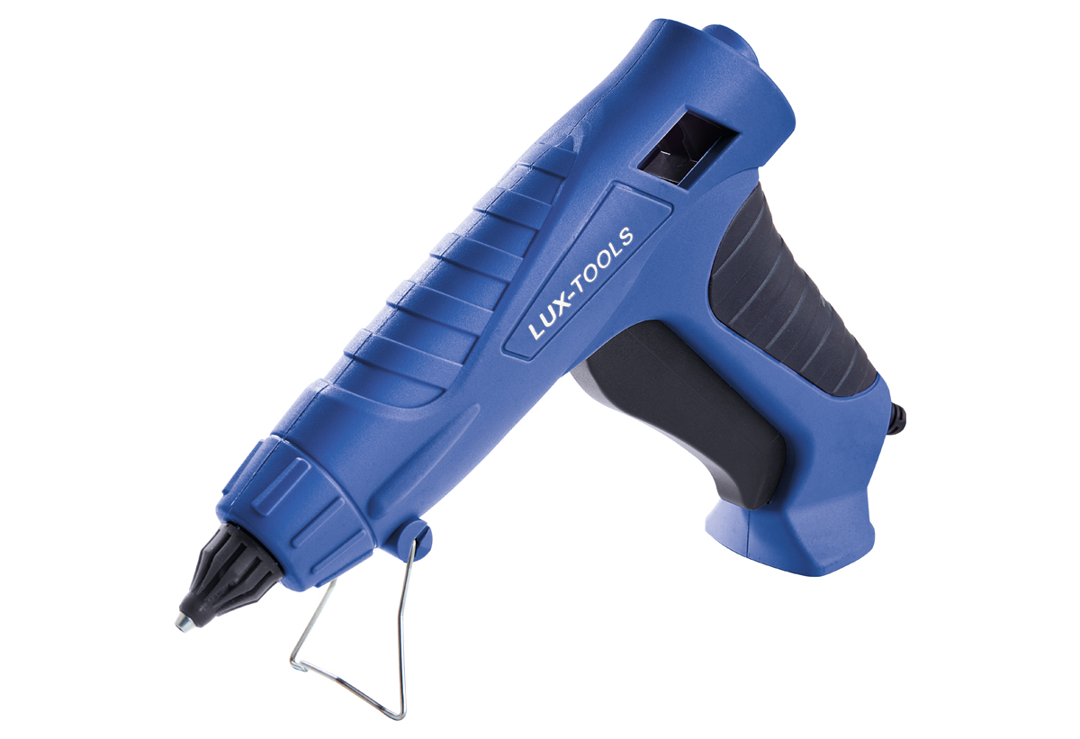 Απεικονίζεται το πιστόλι θερμοκόλλησης 